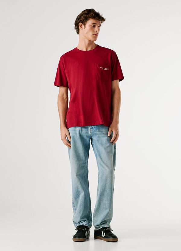 RELAXED FIT FRONT POCKET T-SHIRT