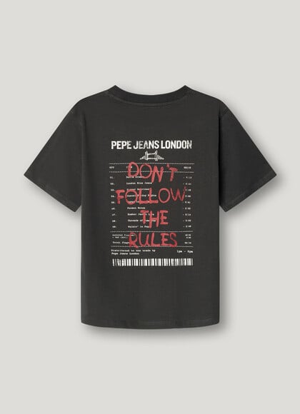 REGULAR FIT BACK PRINT T-SHIRT