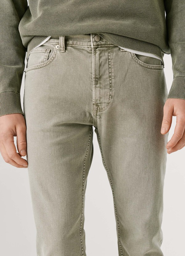 TAPER FIT MID-RISE JEANS - STANLEY