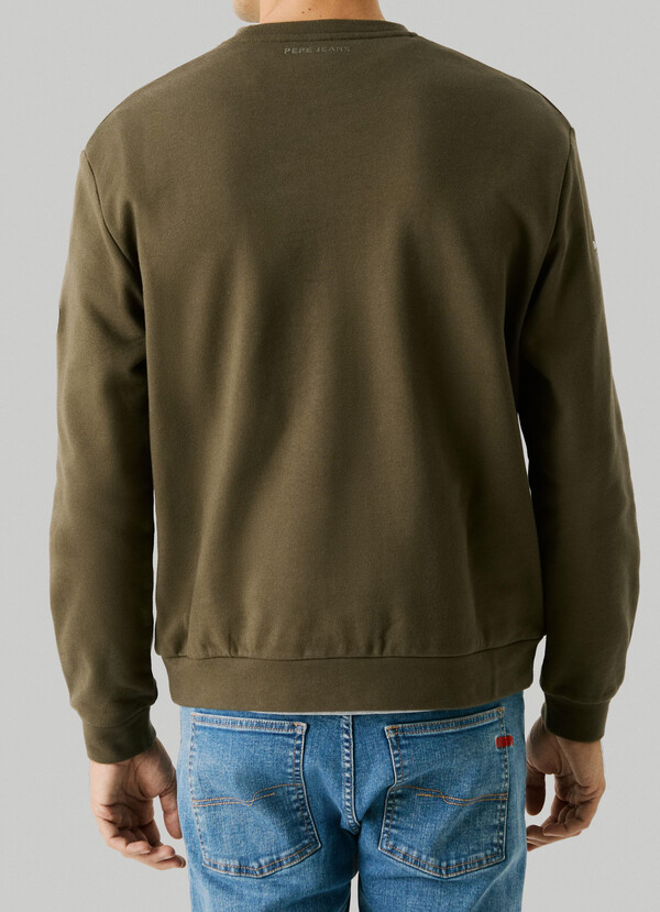 CREW NECK LOGO SWEATSHIRT