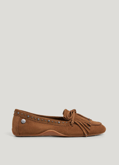 SUEDE LOAFERS