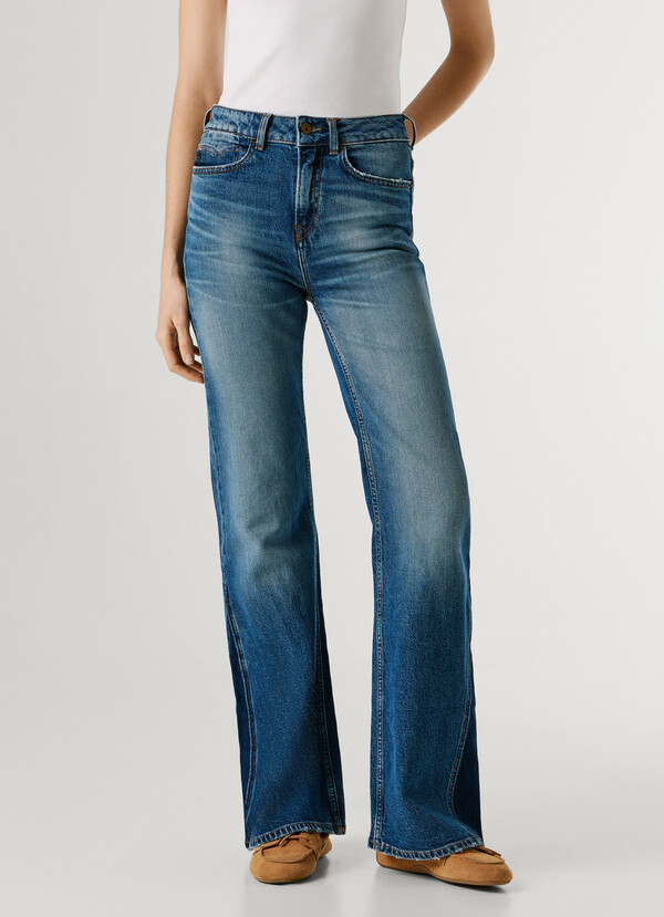 HIGH-RISE FLARE FIT JEANS - WILLA