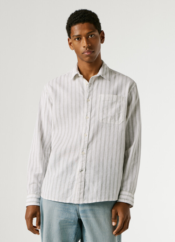 REGULAR FIT STRIPED SHIRT