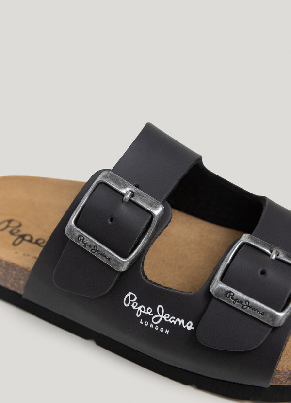 SANDALS WITH DOUBLE BUCKLE