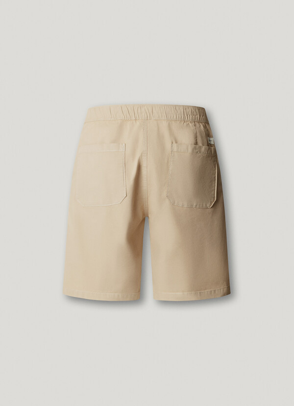 RELAXED FIT POPLIN SHORTS