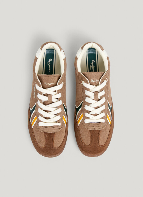 SNEAKERS IN CAMOSCIO SUOLA CUPSOLE - BALL