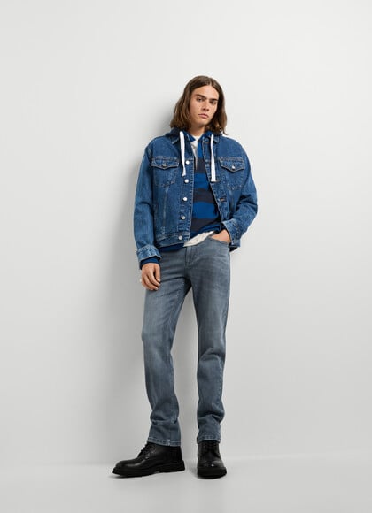 HATCH - SLIM FIT MID-RISE JEANS