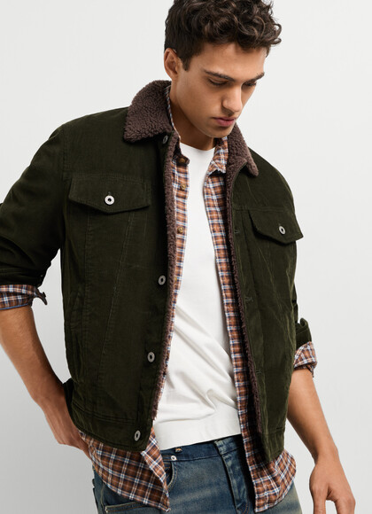 REGULAR FIT CORDUROY JACKET