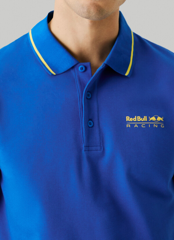 PRINTED LOGO PIQUE POLO SHIRT
