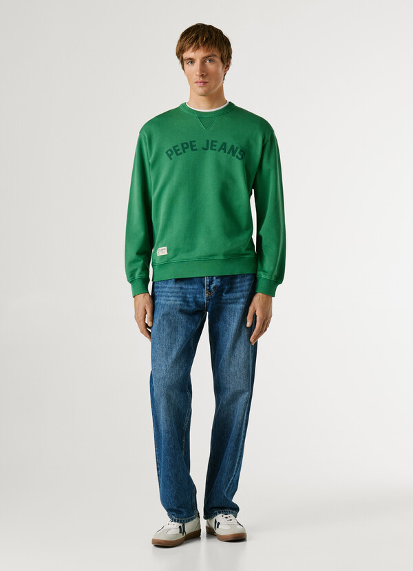 CREW NECK LOGO SWEATSHIRT
