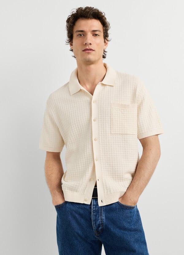 REGULAR FIT KNIT SHIRT
