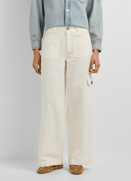 WIDE FIT CARGO TROUSERS
