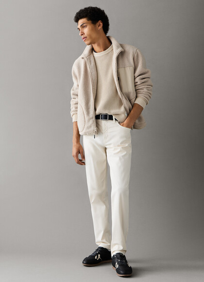 TAPER FIT 5-POCKET TROUSERS
