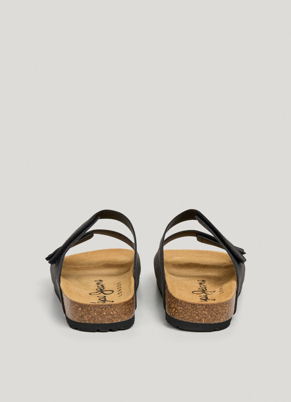 SANDALS WITH DOUBLE VELCRO CLOSURE