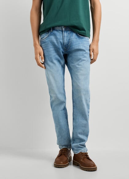 REGULAR FIT MID-RISE JEANS - STANLEY