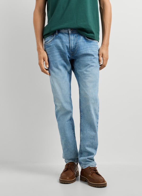 REGULAR FIT MID-RISE JEANS - STANLEY