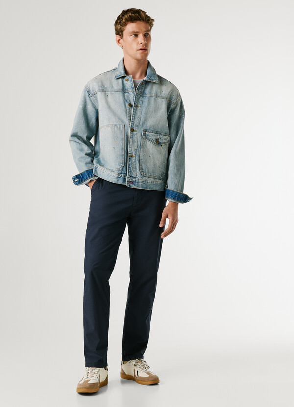 SLIM FIT CHINO TROUSERS