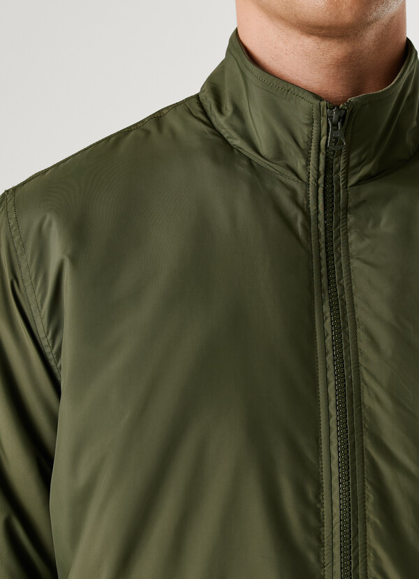 HARRINGTON JACKET WITH HIGH NECK