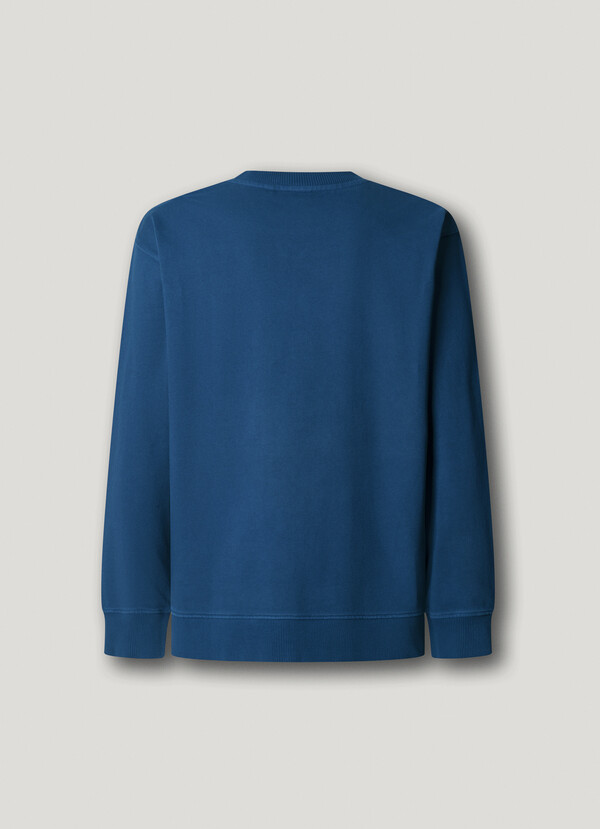 CREW NECK CASUAL FIT SWEATSHIRT