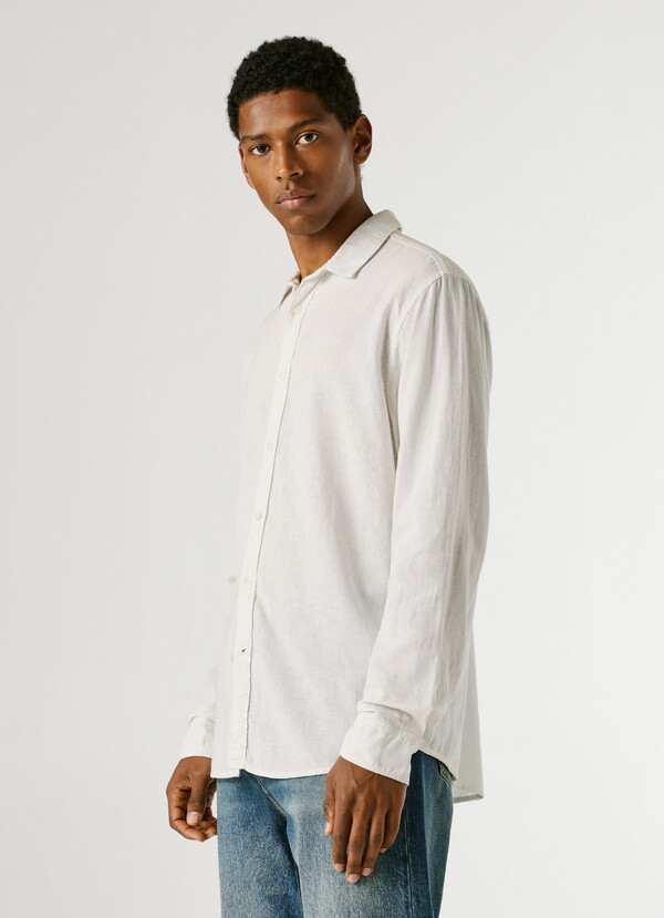 REGULAR FIT GARMENT DYED SHIRT