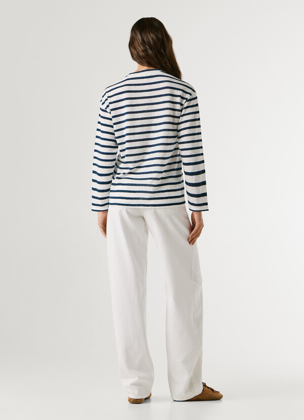 LONG SLEEVE STRIPED T-SHIRT