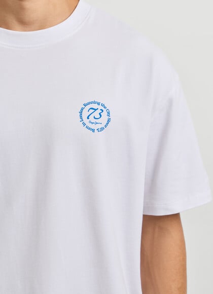 CASUAL FIT LOGO PRINT T-SHIRT