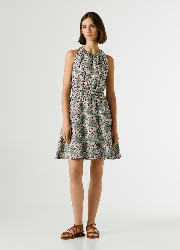 FLORAL PRINT MINI DRESS