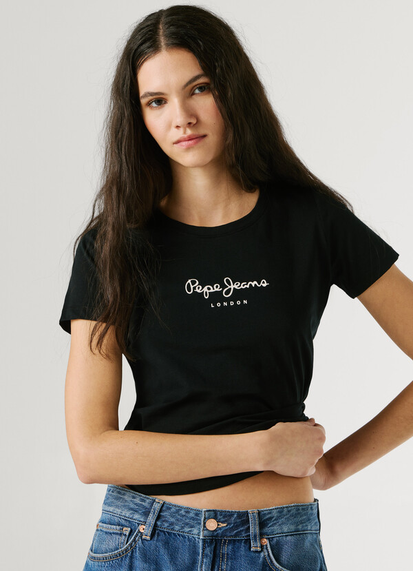 SLIM FIT LOGO PRINT T-SHIRT
