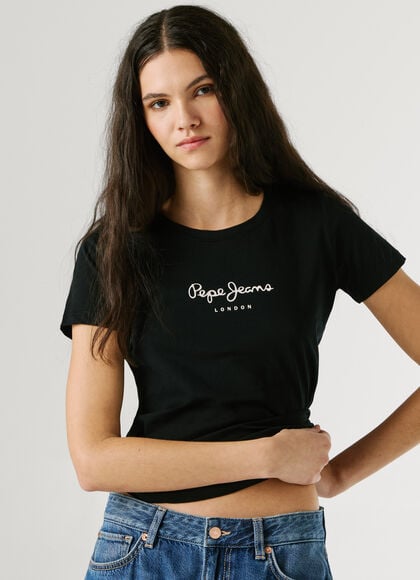 SLIM FIT LOGO PRINT T-SHIRT