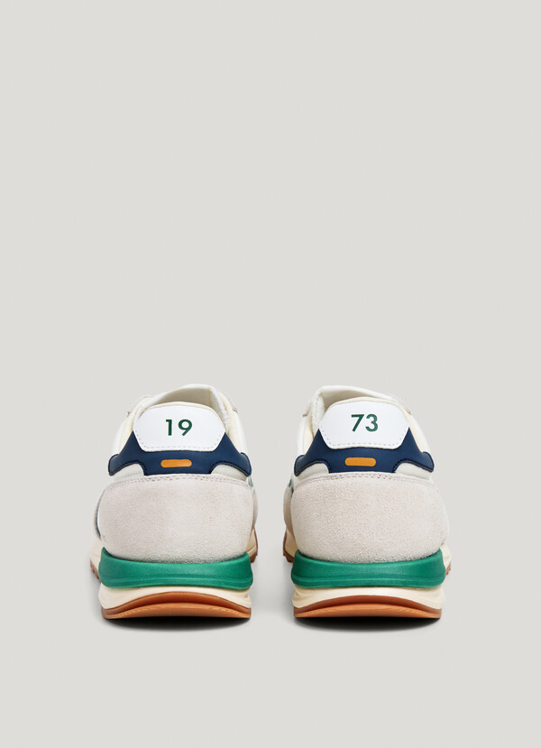 MARVIN - RETRO TRAINERS WITH SUEDE DETAILS