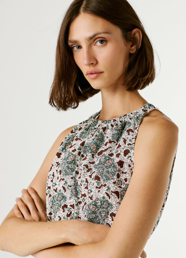 FLORAL PRINT MINI DRESS