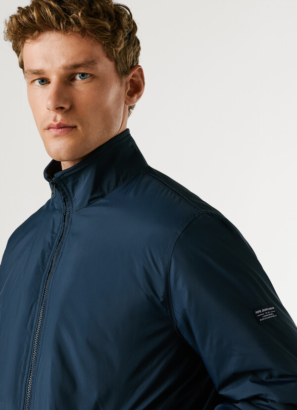HARRINGTON JACKET WITH HIGH NECK
