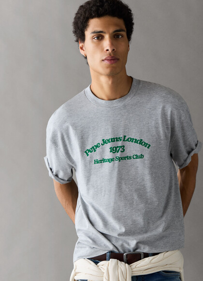 CASUAL FIT PRINTED GRAPHIC T-SHIRT