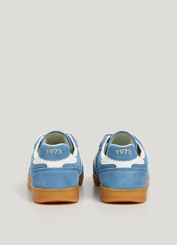 BALL - RETRO SUEDE TRAINERS 