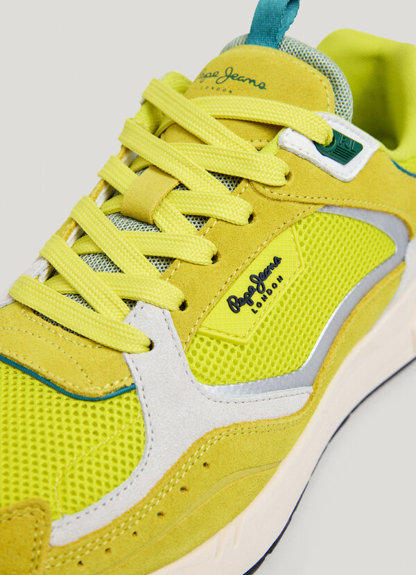 MARLON - TRAINERS WITH SUEDE DETAILS 
