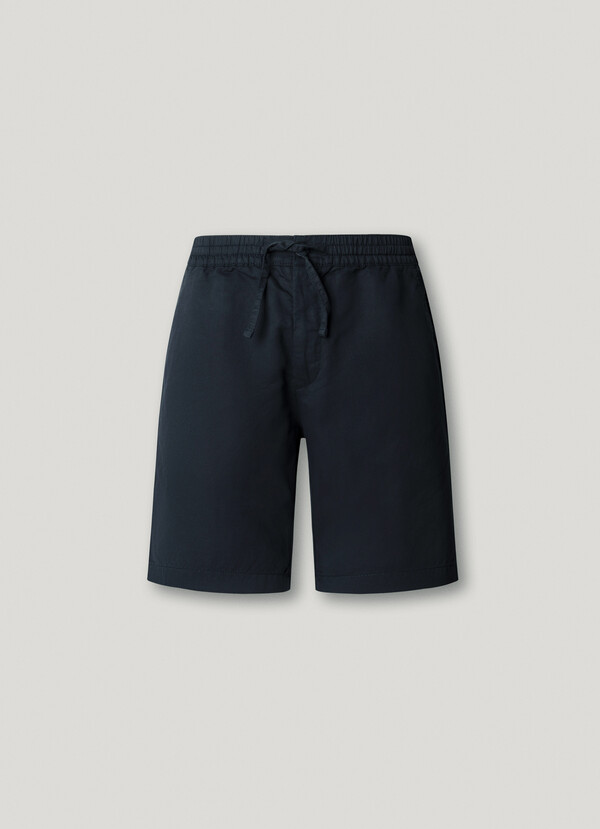 RELAXED FIT LINEN SHORTS