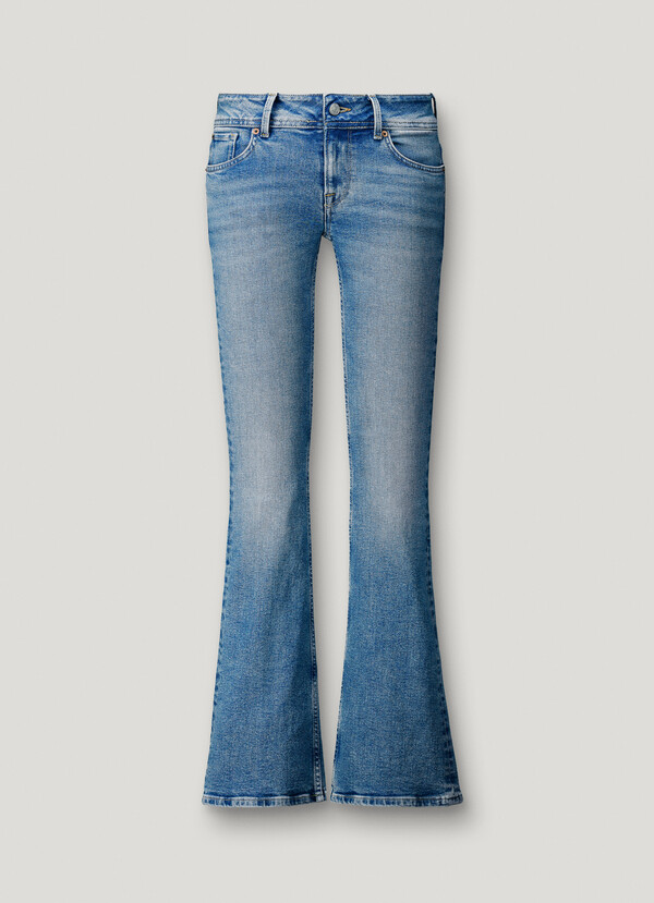 PIMLICO- LOW-RISE FLARE FIT JEANS