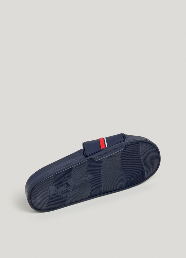SLIDER SANDALS WITH LOGO