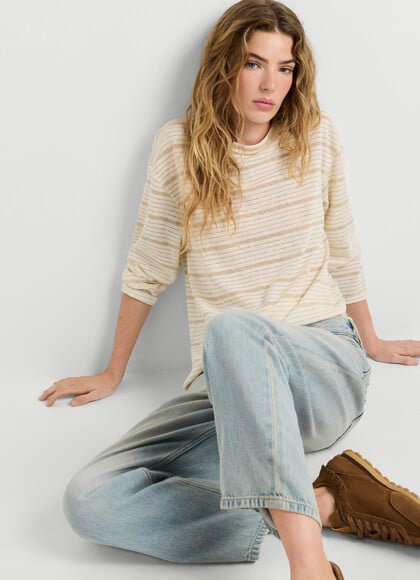 LONG SLEEVE STRIPED T-SHIRT