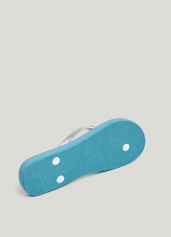 FLORAL PRINT BEACH FLIP FLOPS