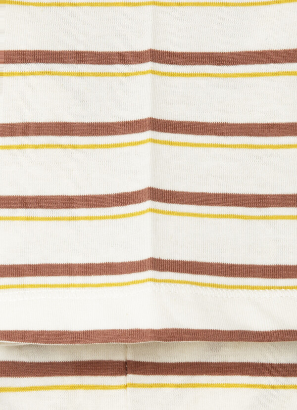 RELAXED FIT STRIPED T-SHIRT