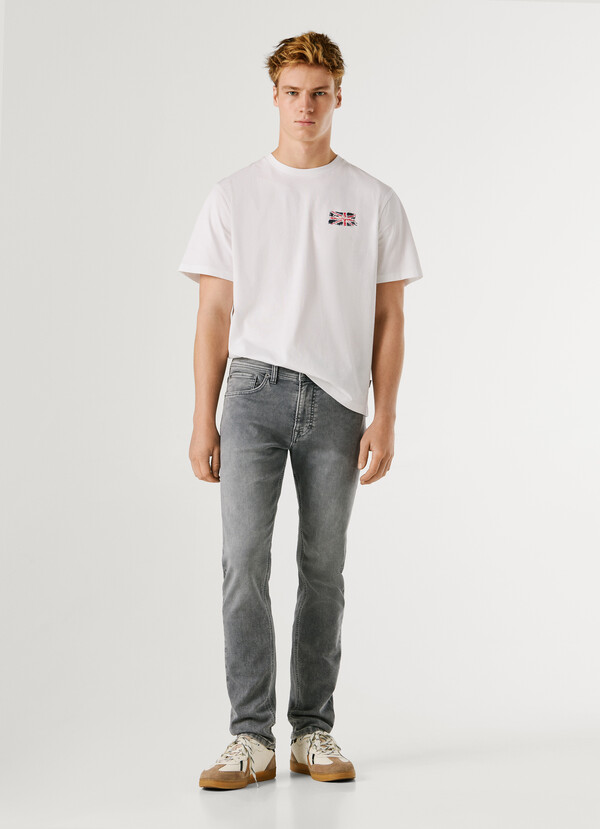 TRACK - SLIM FIT MID-RISE JEANS