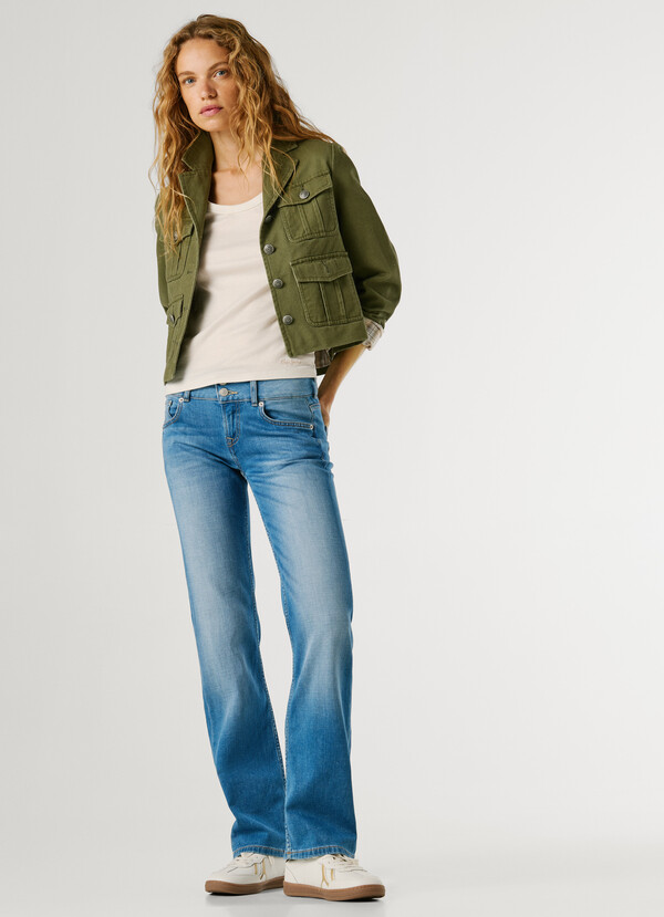 LOW-RISE STRAIGHT FIT JEANS - VENUS