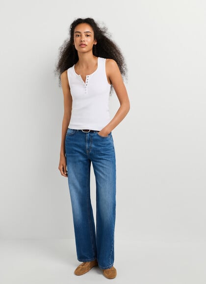 HIGH-RISE STRAIGHT FIT JEANS - LEXA