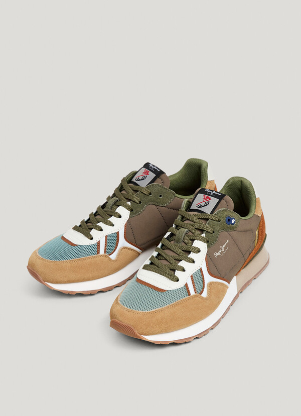 RETRO RUNNING TRAINERS - BRIT
