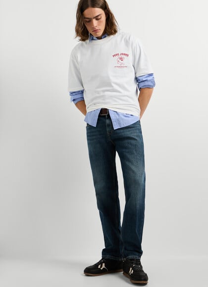 CASH - STRAIGHT FIT MID-RISE JEANS