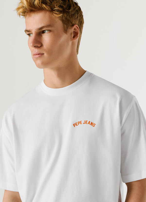 WIDE FIT BACK PRINT T-SHIRT