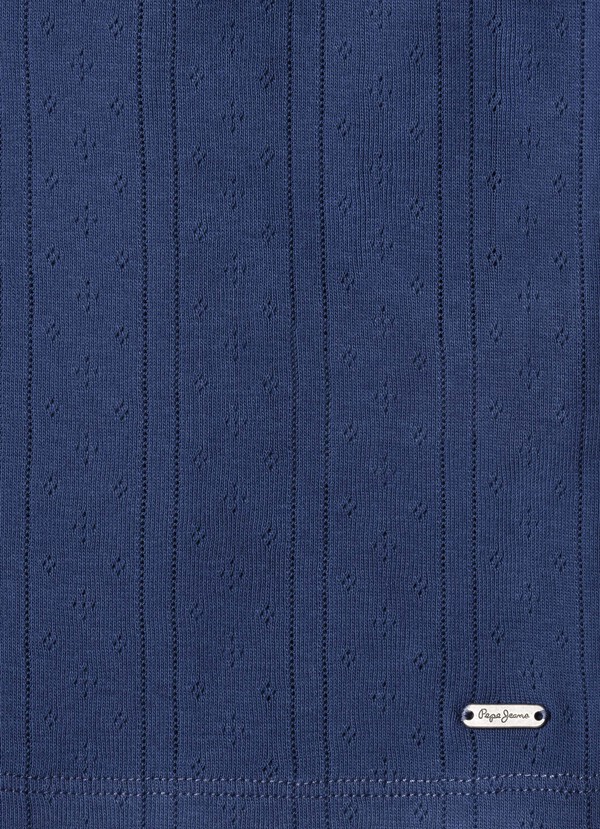 POINTELLE STRAPPY TOP