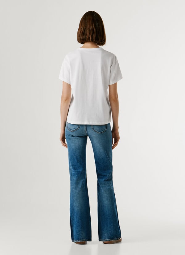 STRASS LOGO T-SHIRT