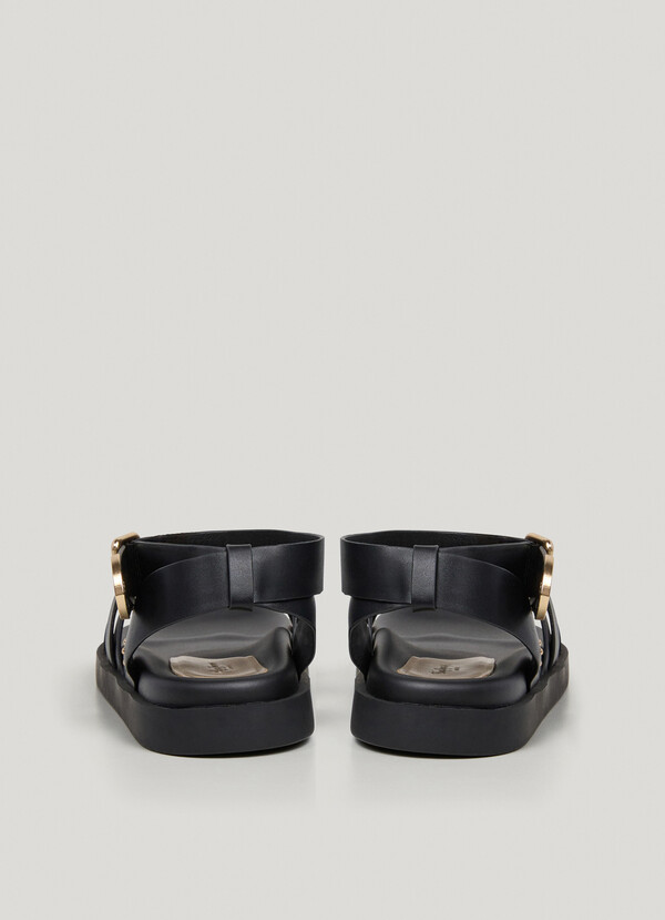 FLAT CROSS-STRAP SANDALS